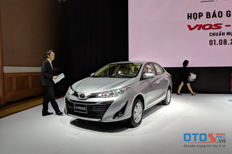 Giá lăn bánh Toyota Vios 2018 vừa ra mắt là bao nhiêu?