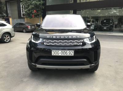 Bán Land Rover Discovery HSE 2019 tại Hà Nội, biển Hà Nội, Màu đen, nội thất nâu da bò