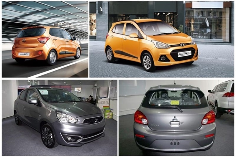 So sánh Hyundai Grand i10 và Mitsubishi Mirage: Cùng tầm giá, nên chọn xe nào?