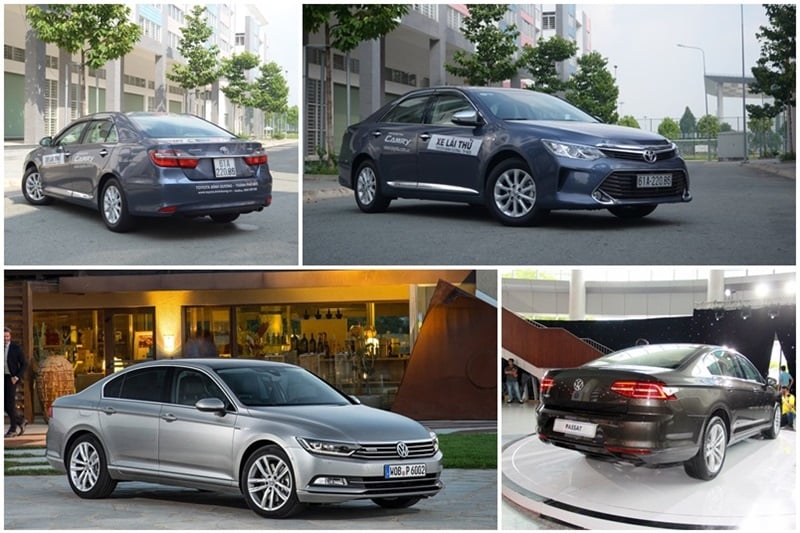 So sánh Toyota Camry và Volkswagen Passat: Làn gió mới trong phân khúc sedan hạng D
