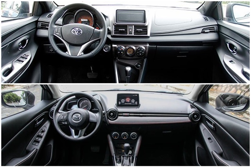 So sánh Toyota Yaris và Mazda2 hatchback - 4