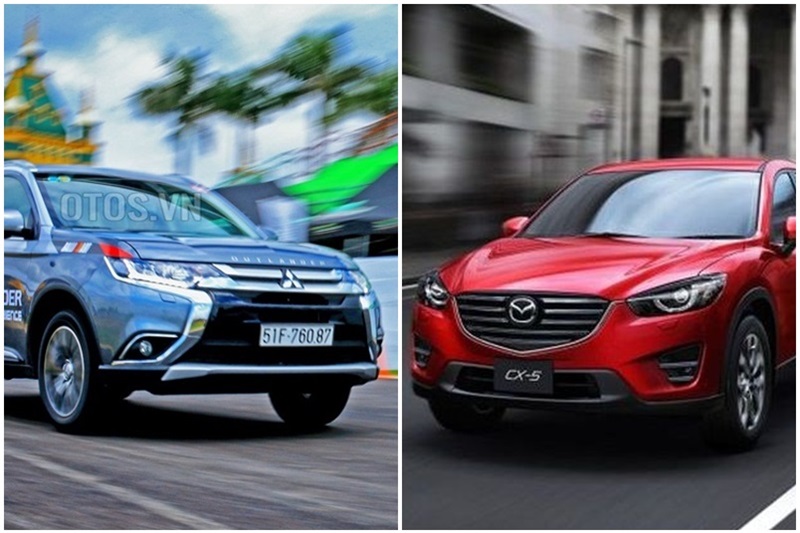 So sánh Mazda CX-5 và Mitsubishi Outlander: Xuất hiện kẻ ngáng đường mới