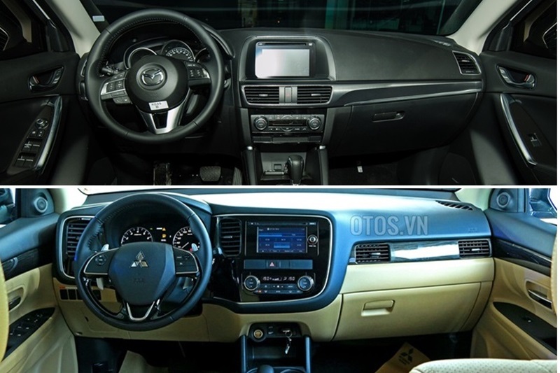 So sánh Mazda CX-5 và Mitsubishi Outlander: Xuất hiện kẻ ngáng đường mới