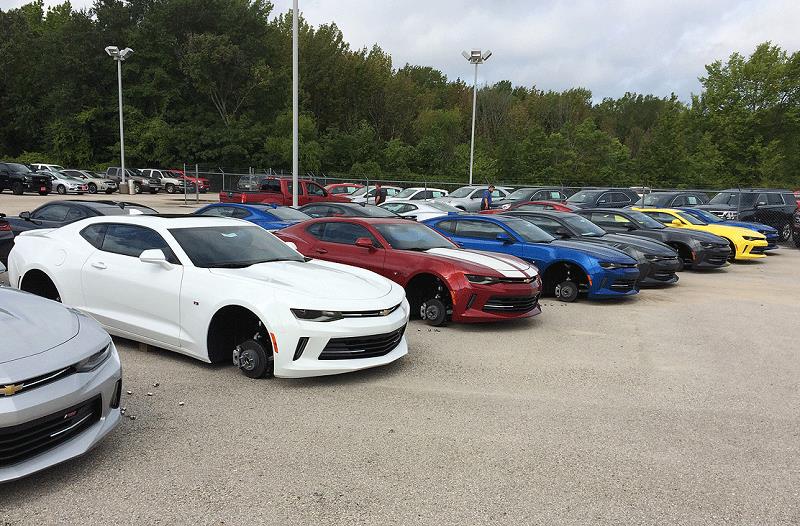 Đại lý Chevrolet bị đánh cắp hàng loạt bánh xe trị giá gần 200.000 USD