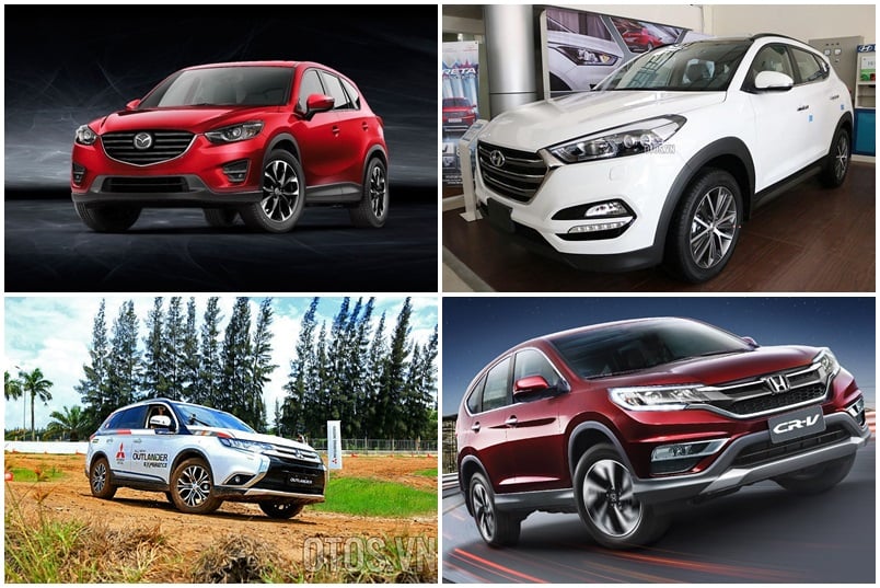 SUV đô thị, chọn Mazda CX-5, Honda CR-V, Hyundai Tucson hay Mitsubishi Outlander?