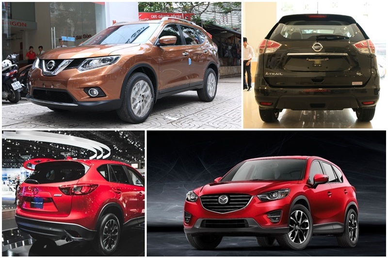 So sánh Mazda CX-5 và Nissan X-Trail: Thêm một đối thủ nặng ký