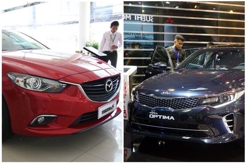 So sánh Kia Optima mới và Mazda6: Chọn xe nào trong tầm giá trên dưới 1 tỷ đồng?