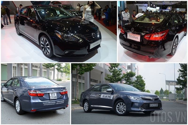 So sánh Toyota Camry và Nissan Teana thế hệ mới vừa ra mắt tại Việt Nam