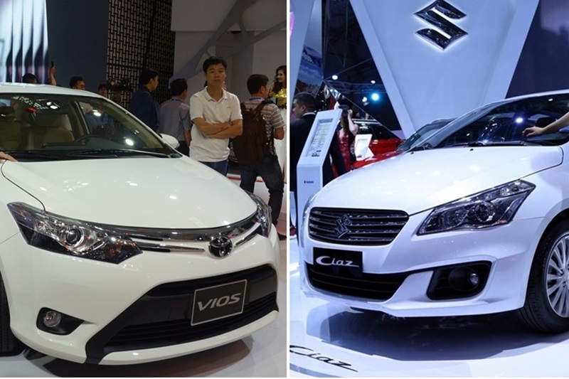 So sánh Toyota Vios và Suzuki Ciaz: Tân binh thách đấu ông hoàng