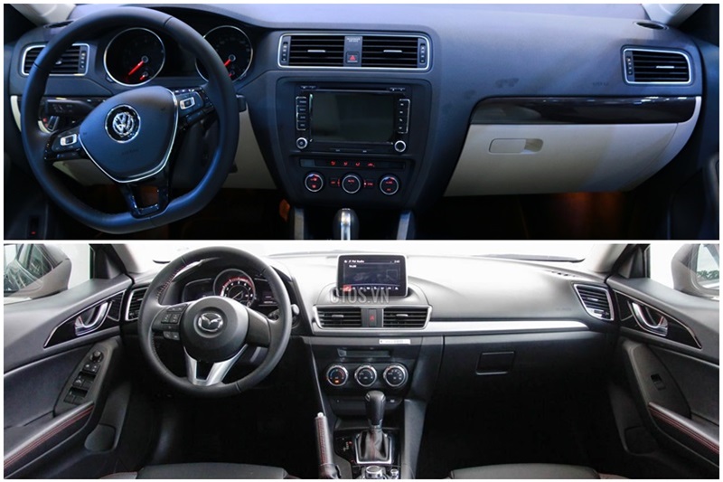So sánh Mazda3 sedan và Volkswagen Jetta: Chọn xe Âu hay xe Nhật?