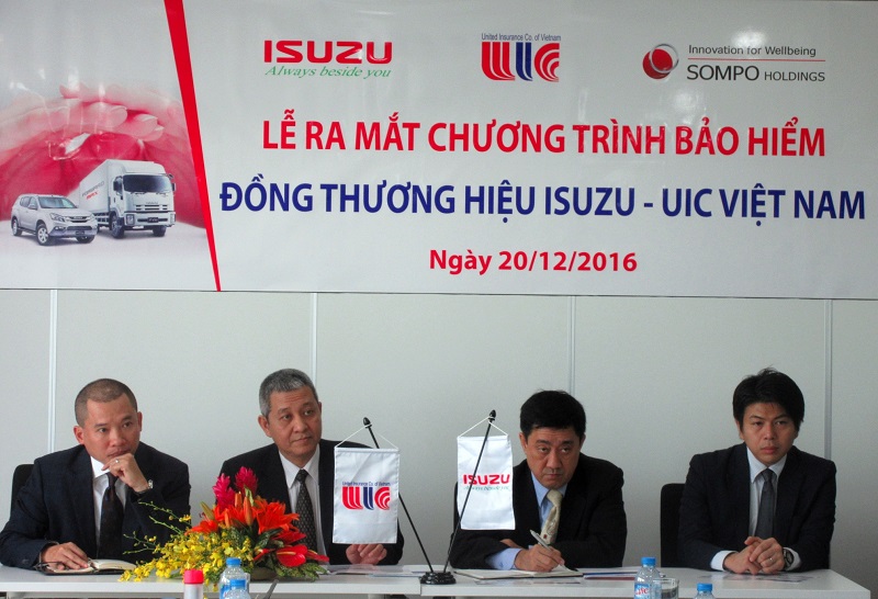 Bảo hiểm đồng thương hiệu Isuzu UIC chính thức có mặt  tại Việt Nam
