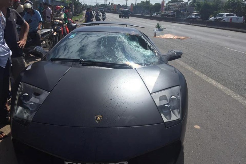 Siêu xe Lamborghini Murcielago SV độc nhất tại Việt Nam gây tai nạn chết người