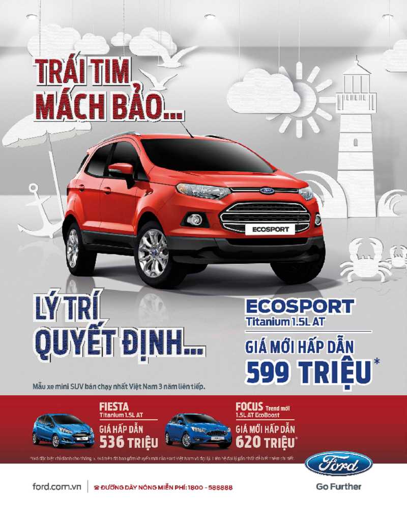 Ford Việt Nam ưu đãi lớn, EcoSport Titanium AT chỉ còn 599 triệu đồng