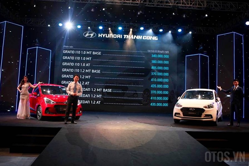 Lắp ráp trong nước, Hyundai Grand i10 2017 có giá từ 340 triệu đồng