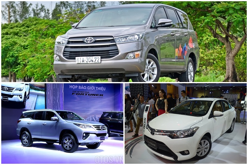Vios, Fortuner, Innova – 3 mũi nhọn giúp Toyota bán gần 7.000 xe trong tháng 6/2017