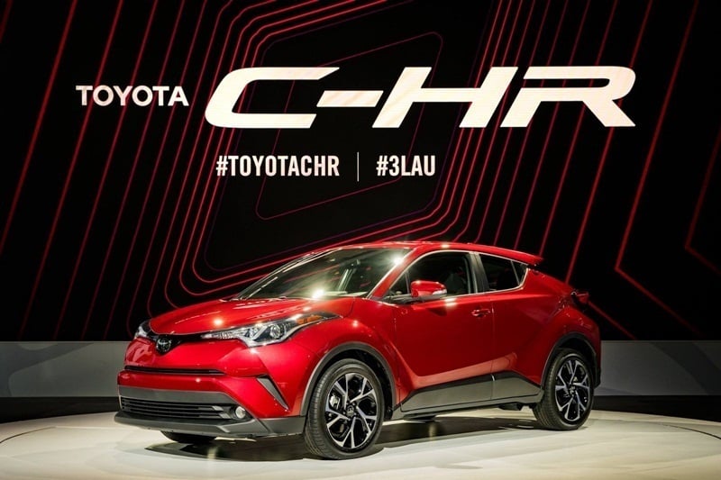 Toyota C-HR dẫn đầu doanh số phân khúc SUV tại Nhật Bản