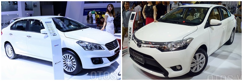 So sánh Toyota Vios và Suzuki Ciaz: Gã khổng lỗ và anh chàng tí hon