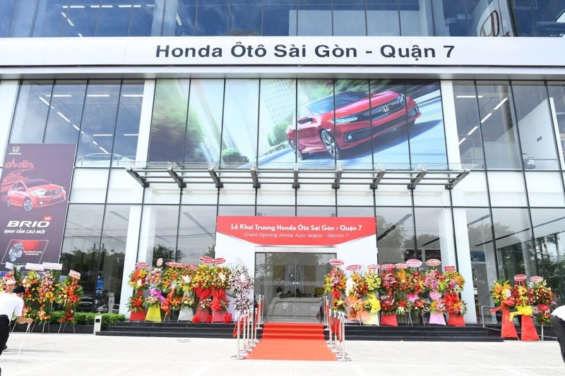 lễ khai trương Honda Ôtô Sài Gòn Quận 7