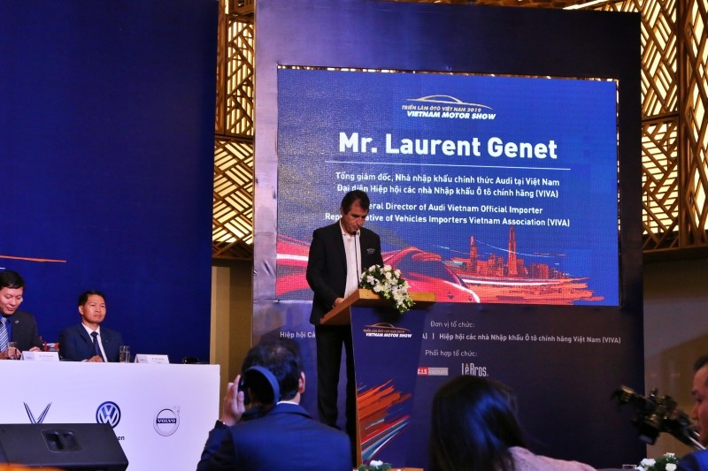 Ông Laurent Genet phát biểu tại sự kiện