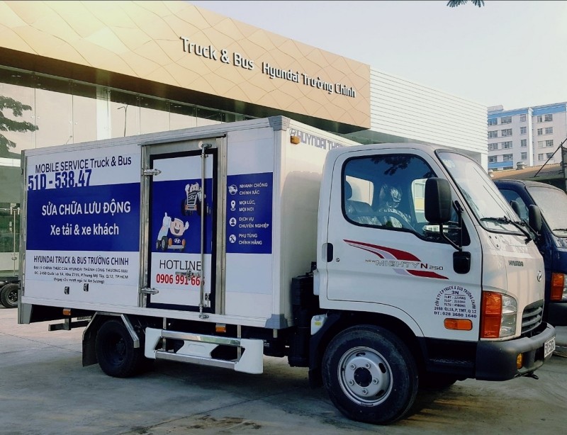 Xe sửa chữa lưu động đại lý Truck & Bus Hyundai Trường Chinh