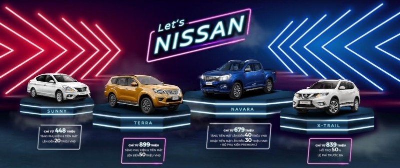 Khuyến mãi xe Nissan trong tháng 3/2020