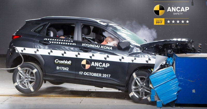 Hyundai Kona đạt tiêu chuẩn an toàn 5 sao ANCAP