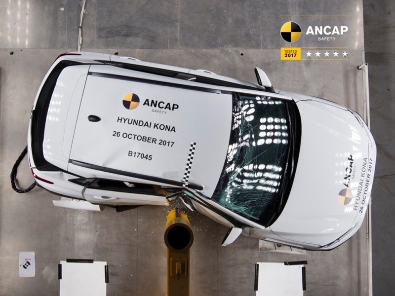 Hyundai Kona đạt tiêu chuẩn an toàn 5 sao ANCAP