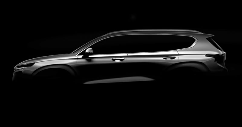 Hyundai Santa Fe thế hệ thứ 4 lộ diện ảnh phác thảo