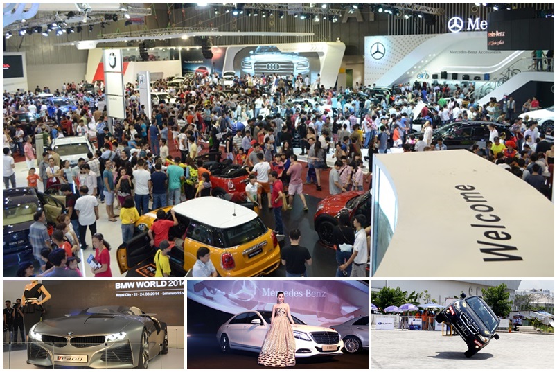 Điểm lại những kỳ triển lãm ô tô ấn tượng nhất Việt Nam năm 2014