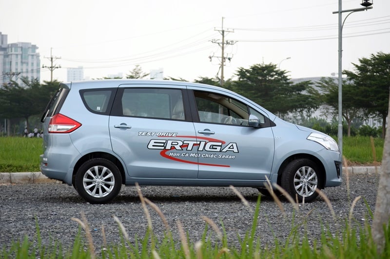 Trải nghiệm Suzuki Ertiga: Dòng xe gia đình giá rẻ