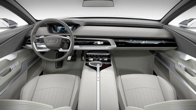 Nội thất xe sang Audi tương lai sẽ vắng bóng các nút bấm