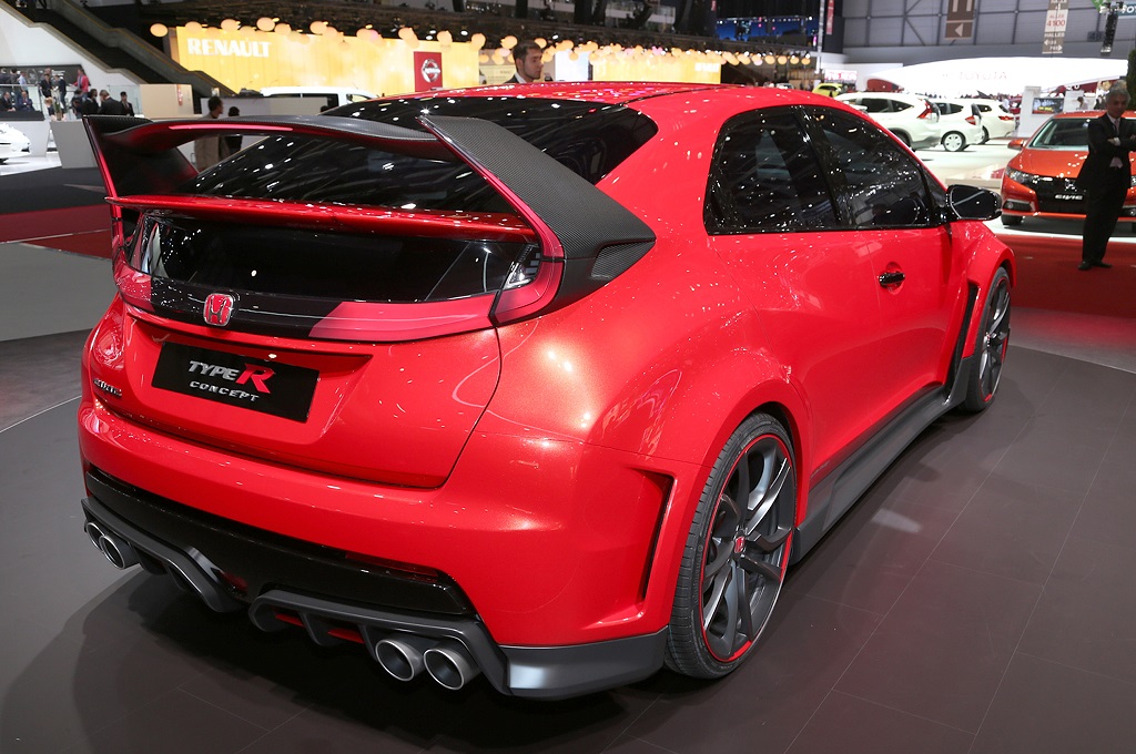 Honda Civic Type R bản sản xuất sẽ trình làng tại Geneva Auto Show 2015