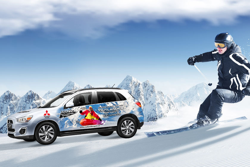 Trải nghiệm đồi tuyết Nhật Bản cùng Mitsubishi Outlander Sport