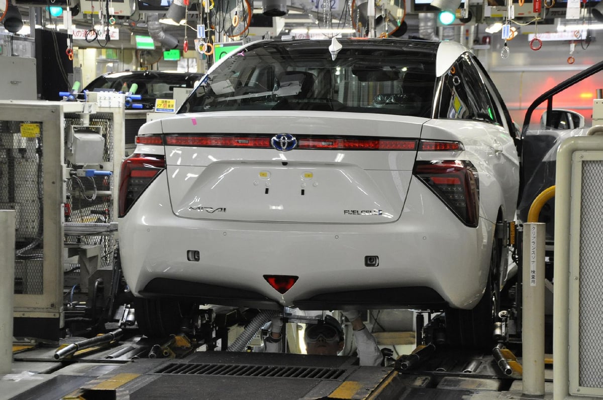 Khám phá quy trình sản xuất xe chạy bằng hydro của Toyota