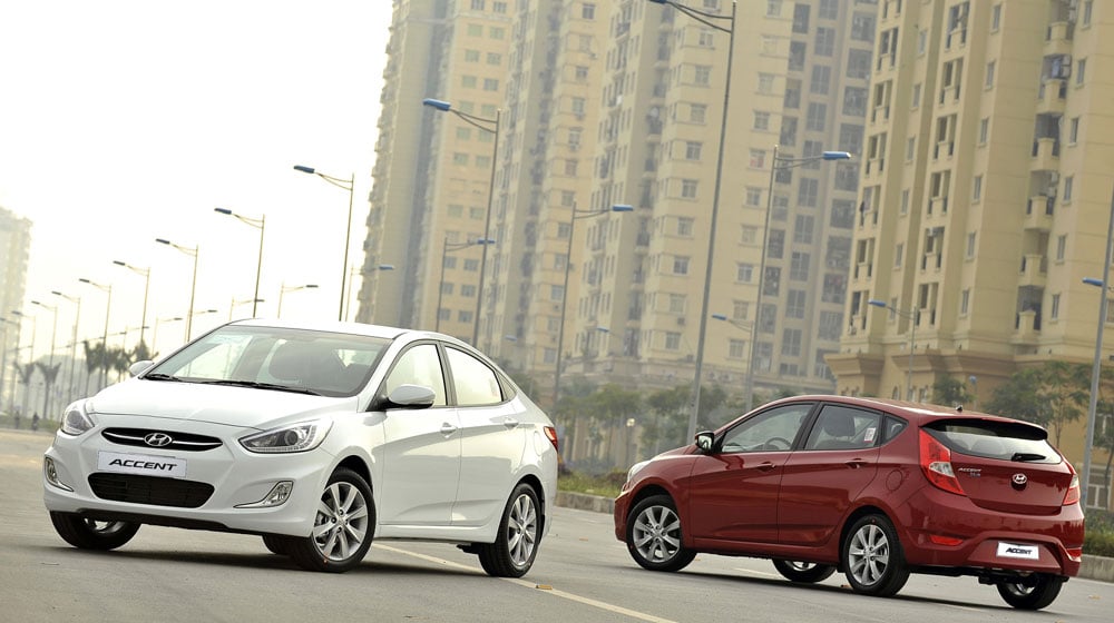 Về Việt Nam Hyundai Accent Blue 2015 có giá 551 triệu đồng