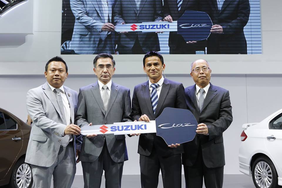 HLV Kiatisak trở thành đại sư thương hiệu của dòng xe Suzuki Ciaz