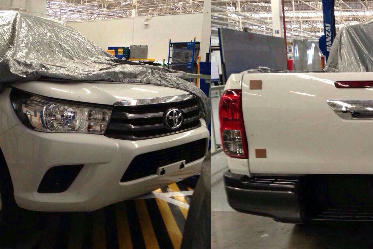 Lộ ảnh thực tế về Toyota Hilux 2016 tại Thái Lan