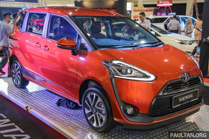 Tại Malaysia, xe gia đình Toyota Sienta 2016 có giá từ 504 triệu đồng