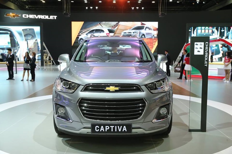 Ngắm “dung nhan” Chevrolet Captiva 2016 vừa ra mắt tại Thái Lan