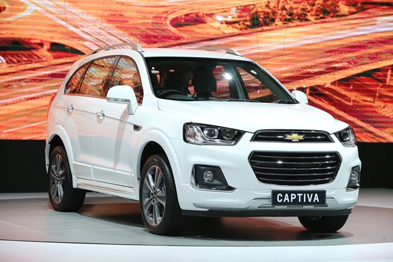 Ngắm “dung nhan” Chevrolet Captiva 2016 vừa ra mắt tại Thái Lan