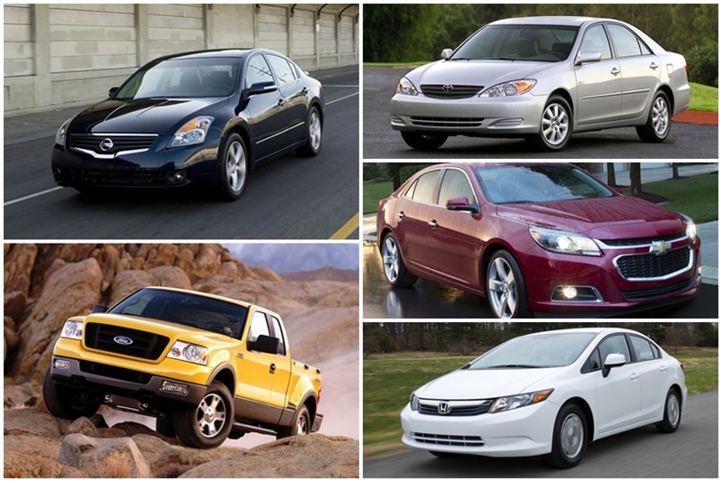 5 mẫu xe đã qua sử dụng bán chạy nhất tại Mỹ