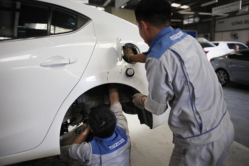 Khám phá chi tiết quy trình Mazda xử lí lỗi check-engine trên Mazda3