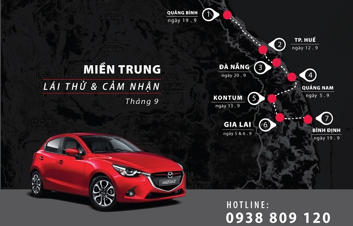 Nhiều cơ hội lái thứ xe Mazda cho khách hàng Việt trong tháng 9