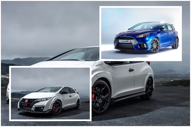 Ford Focus RS 2016 và Honda Civic Type R 2016: Cuộc chiến hatchback hiệu suất cao