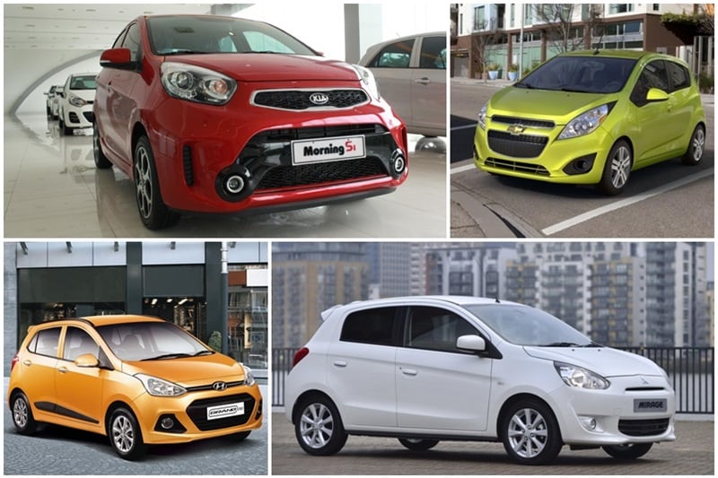 4 mẫu xe nhỏ trong tầm giá 500 triệu đồng cho khách hàng Việt
