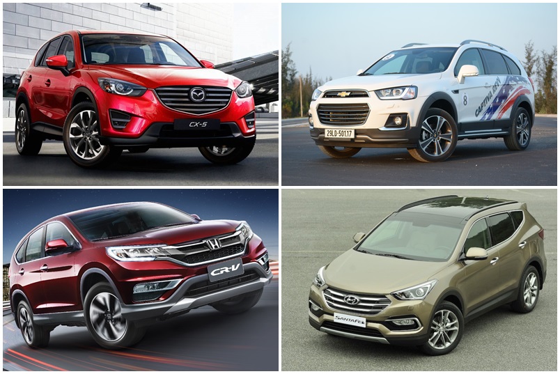 Những mẫu SUV từ 5 đến 7 chỗ vừa được “tân trang” trên thị trường ô tô Việt 