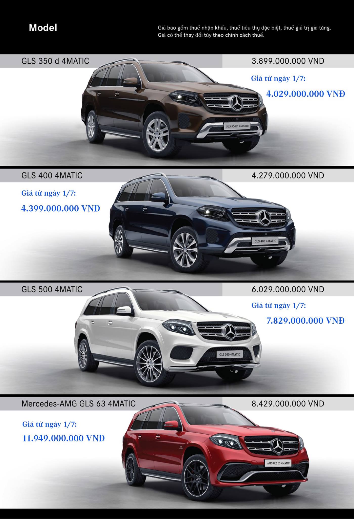 Giá xe Mercedes-Benz tại Việt Nam sắp “leo thang” vì thuế