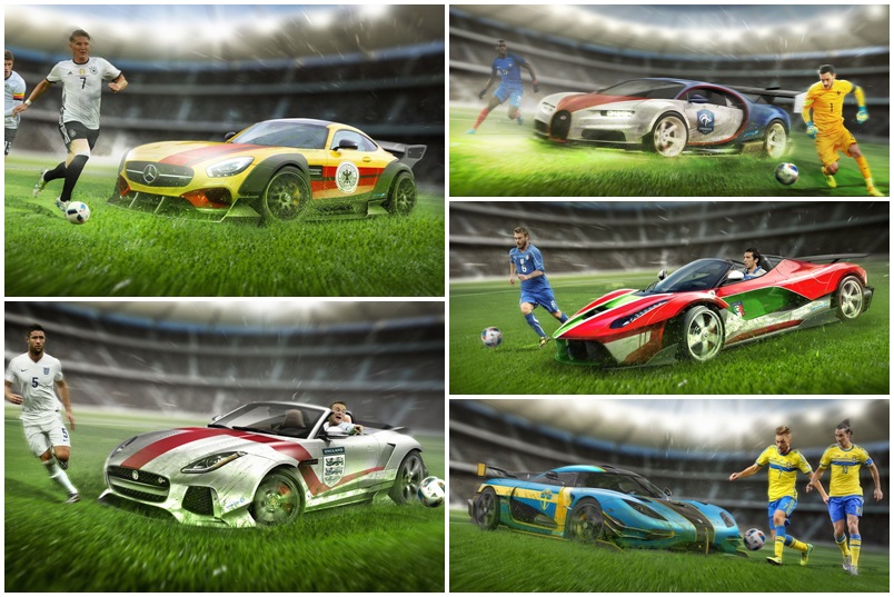 10 mẫu ô tô đại diện cho các quốc gia tham dự Euro 2016