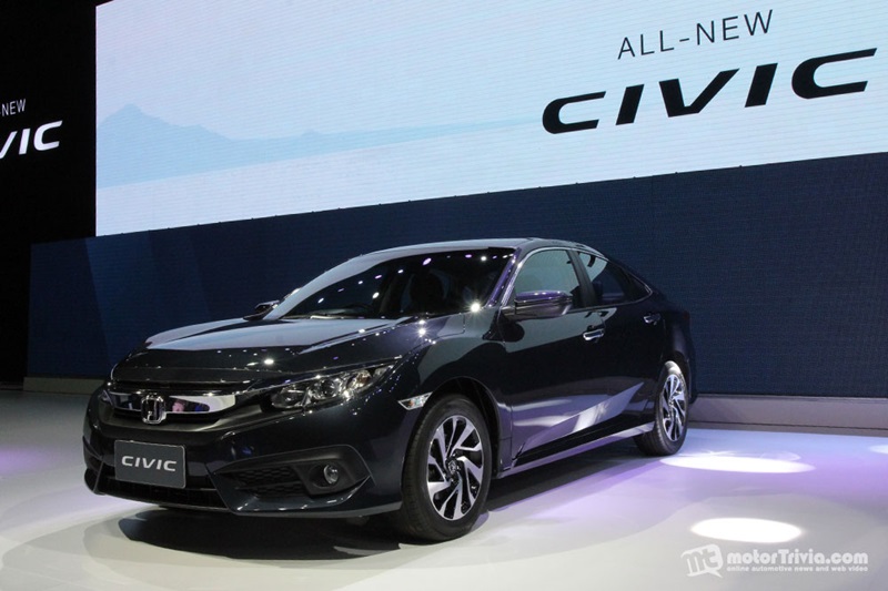 Ra mắt tại Thái Lan với giá từ 551 triệu đồng, Honda Civic 2016 sắp về Việt Nam