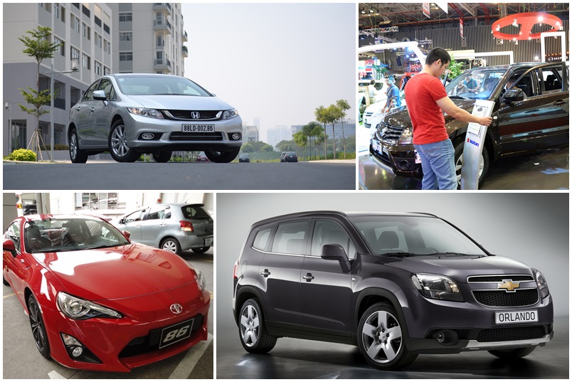 Những mẫu xe “ế ẩm” nhất thị trường ô tô Việt tháng 3/2015